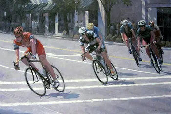 Painting Oil_Loop Criterium_48x36